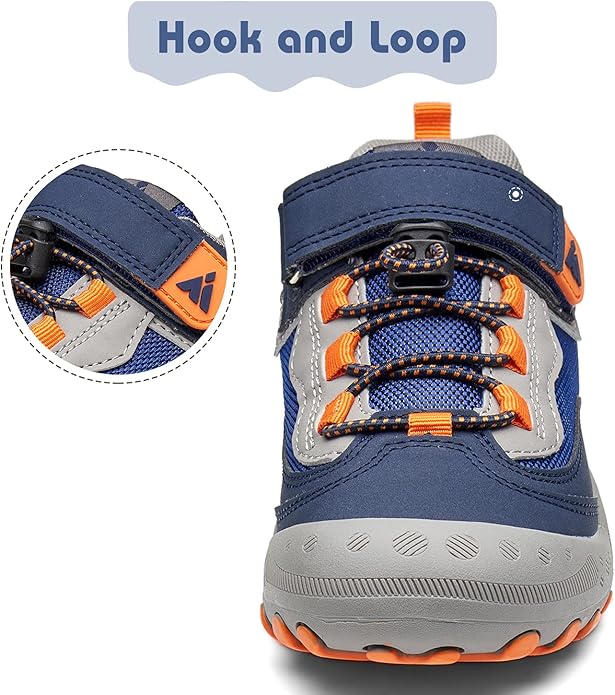 Mishansha Boy's Girl's Hiking Shoes Low Top Sneakers Outdoor Trekking Walking Climbing Running Shoes