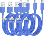 Car Carplay Cable for iPhone 17 16 15 Charger Cord,3/3/6/6FT USB A to USB C Cable for iPhone 17 Pro Max/16 Pro/15 Plus Charger,USB C Car Charger for Apple 17 Air/16 Pro Max/16e/15-Dark Blue