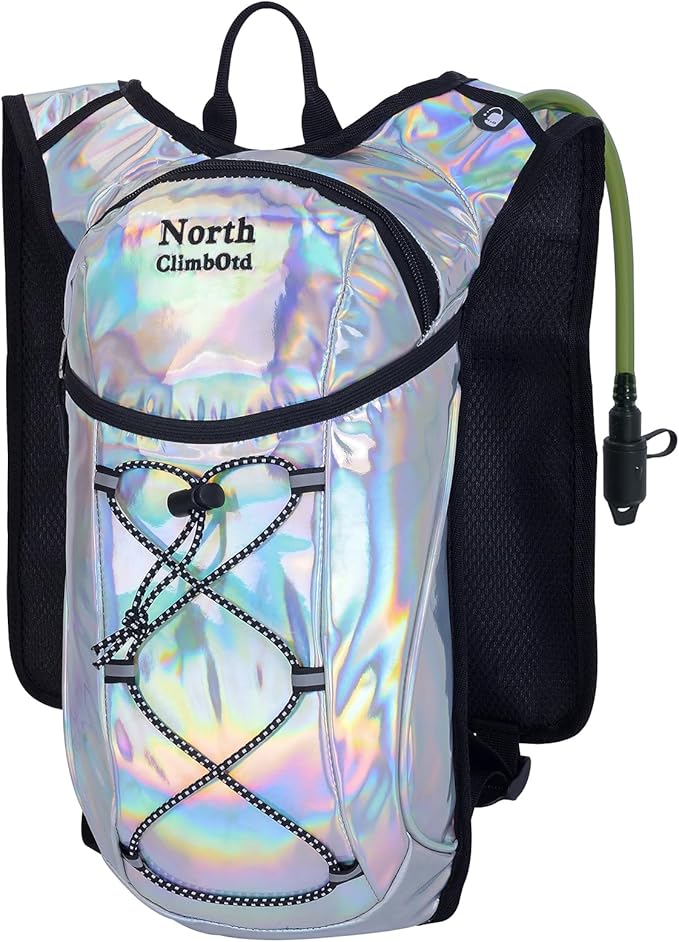 Hydration Backpack, Water Buffalo Hydration Backpack with 2L Water Bladder, Water Pack Backpack for Outdoor Sports of Running Hiking Camping Cycling Skiing for Women Men, Black