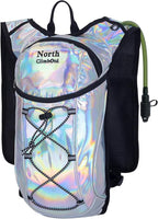 Hydration Backpack, Water Buffalo Hydration Backpack with 2L Water Bladder, Water Pack Backpack for Outdoor Sports of Running Hiking Camping Cycling Skiing for Women Men, Black