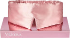 Silk Eye Mask - 100% Pure Mulberry 22 Momme Silk Sleep Mask, Adjustable Sleep Mask for Women and Men (Adjustable, Cloud Pink)