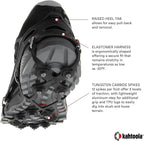 Kahtoola EXOspikes Footwear Traction for Winter Hiking & Running in Snow, Ice & Rocky Terrain
