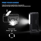 Headlamp Rechargeable 2PCS，Super Bright Motion Sensor Head Lamp with 8 Modes ，Head Lights for Forehead with Clip & Magnetic， IPX7 Waterproof Head Flashlight for Camping, Hunting，Hard Hat