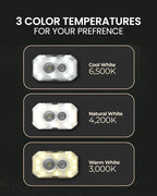 Claymore HEADY+ Khaki Rechargeable Wearable Light – 600 Lumens HeadlampMode 6 Light Mode 90° Adjustable Beam IP54 Water-Resistant USB-C Rechargeable Up to 70 Hrs Runtime for Camping, Running, Outdoor