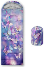 QOOMO Animals Camping Sleeping Bags,3 Season Warm & Cool Weather,Lightweight,Waterproof Sleeping Bags for Adults & Kids,Traveling,and Outdoors,Camping Gear Equipment