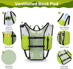 Maelstrom Running Hydration Vest, Hiking Backpack with 2L Water Bladder for Cycling Rave for Men Women