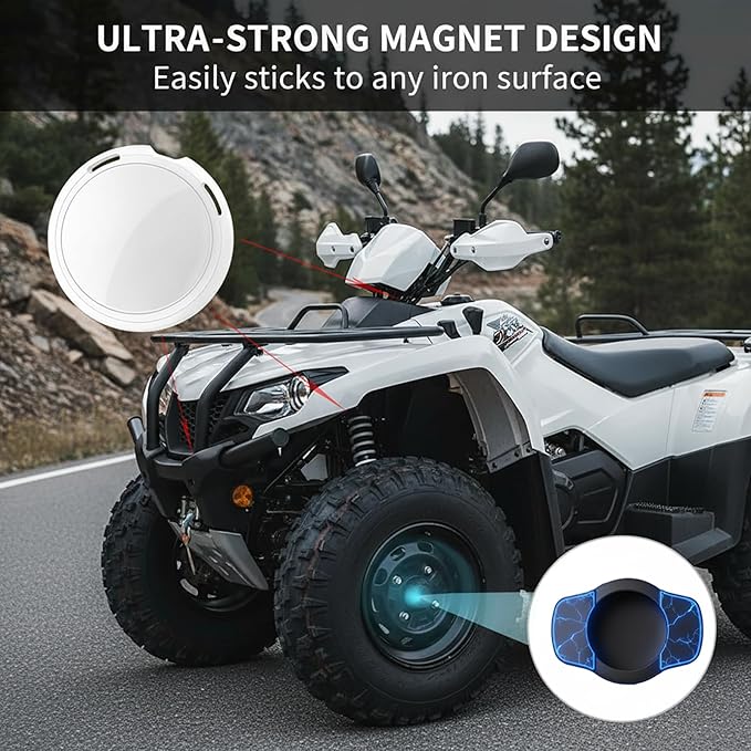 No Subscription GPS Tracker for Vehicles Work with Find My (iOS Only) Magnetic Case Real-Time Location Mini Item Finder Global Coverage Hidden Car Tracking Device SIM Card Required or No Monthly Fee