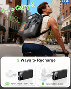 LILIO Portable Charger Power Bank，60,000mAh Battery Pack, 22.5W Power Bank Fast Charging with USB Cable, Phone Charger for iPhone 17/16/15/14/13 All Series/Samsung/Android, Camping Essentials, Black