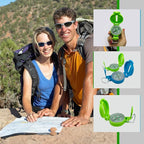 TurnOnSport Lensatic Compass - Hiking & Camping Navigation - Orienteering & Map Reading - Boy Scout & Professional Field Compass
