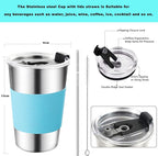 Camping Mess Kit Camping Dishes Set Stainless Steel Tableware Mess Kit Includes Plate Bowl Cup Spoon Fork Knife in Mesh Bags for Camping Backpacking & Hiking for 2 Person