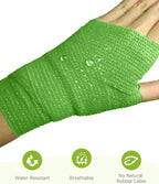 FriCARE Self Adhesive Bandage Wrap, Medical Tape in First Aid Kit, Cohesive Bandages for Wounds Sport Vet, 2 Inches X 5 Yards 6 Rolls, Emerald Green