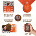 Emergency Sleeping Bag with Hood | Ultralight, Waterproof, Thermal Mylar Sleeping Bag Liner | Survival Bivy Space Blanket Bivey for Hiking, Backpacking, Earthquake, Camping, 72 Bug Out, Survival Kit