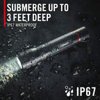 Coast G60R 1000 Lumen Waterproof Rechargeable LED Flashlight, 2-Pack