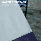 EVER ADVANCED Blackout 6 Person Camping Tent, Instant Cabin Tent for Family with Vestibule and Large Mesh Windows, 60s Easy Setup, Double Layer, Water-Resistant