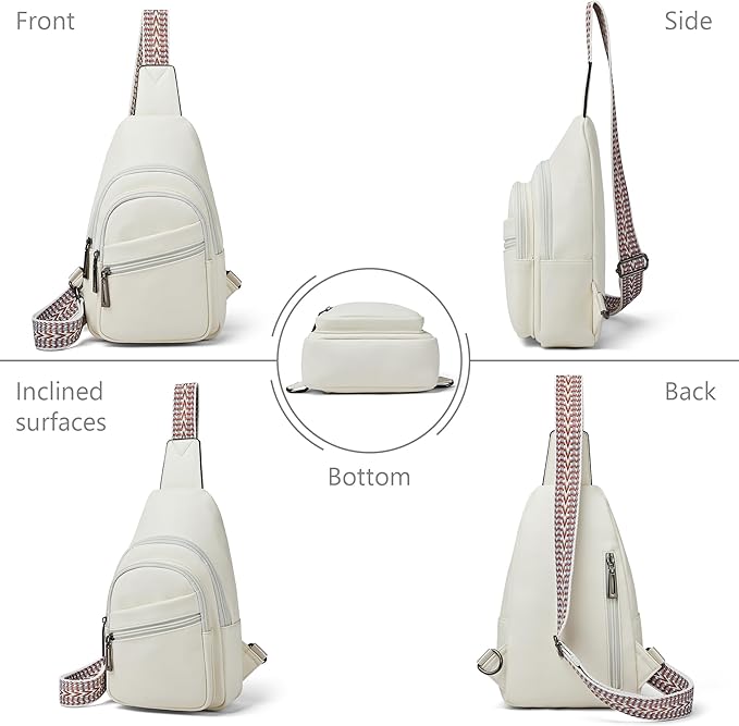 Sling Bag Crossbody Bags for Women Small Cross Body Bag Fanny Packs Chest Sling Purse for Daily Travel Leisure Sport