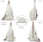 Sling Bag Crossbody Bags for Women Small Cross Body Bag Fanny Packs Chest Sling Purse for Daily Travel Leisure Sport