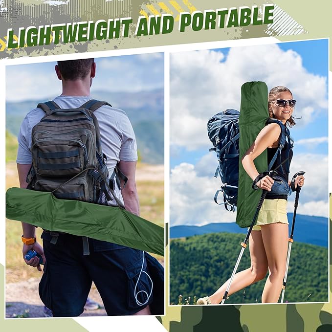 Huwena 10 Pack Folding Camping Chairs Bulk with Cupholder Carry Bags Lightweight Camp Chairs Collapsible Portable Outdoor Lawn Chair for Picnic, Beach, Outside