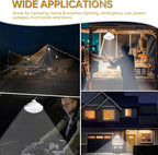 Tent Light Rechargeable 2400mAh Waterproof for Camping,Outdoor,Power Outage(4 Pack)