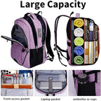 SHRRADOO Anti Theft Laptop Backpack Travel Backpacks with usb Charging Port for Women Men High School College Backpack Computer Bag Fits 17 Inch Laptop,Purple | Travel Backpacks, usb Charging Port, College Backpack, Computer Bag