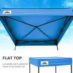 EAGLE PEAK Flex Compact 5x5 Pop-up Canopy Changing Room, Portable Privacy Dressing Room for Indoor Fashion Photoshoots, Camping, or Pool, Light Blue