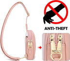 INICAT Sling Bag for Women Touchscreen Small Crossbody Cell Phone Purse Fanny Pack