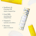 Beekman 1802 Goat Milk Hand Cream & Lip Balm Set – Hydrating Skincare Duo for Dry Hands & Chapped Lips – Moisturizing Hand Lotion & Lip Care Gift Set, Travel Size – Vanilla Absolute
