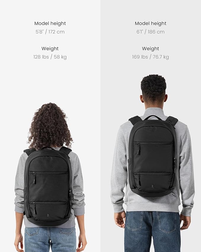 tomtoc Laptop Backpack 26L, Large Business Work Bag Fits 15.6-16 Inch Laptop, Water-Resistant Durable Computer Travel Backpack for Business Trip, Weekend Getaway