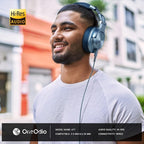 OneOdio A71 Hi-Res Studio Recording Headphones - Wired Over Ear Headphone with SharePort, Monitoring Mixing Foldable Headset with Stereo Sound, 3.5/6.35MM Jack for PC Computer DJ Guitar-Sky Blue