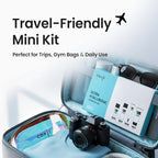 coxir Ultra Hyaluronic Holiday Gift Set – Cleansing Oil + Toner + Ampoule + Cream |Mini Skincare Kit, Travel-Size Korean Skincare Set, Hydrating Routine