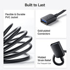 Cable Matters 5Gbps USB Extension Cable - 3ft, USB 3.0 Extension Cable, Male to Female USB3.0 Extender, Compatible with Webcam, VR Headset, Printer, Hard Drive, Black
