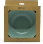 Barebones Enamel Bowl Set - Dish Set of 2 Bowls - Enamelware Set for Camping and Everyday Use (Mint)