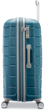 Samsonite Freeform Hardside Expandable with Double Spinner Wheels, Checked-Large 28-Inch, Dark Teal