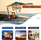 16In Tent Stakes, Ground Anchors Screw in, with 1PCS Tent Stakes Heavy Duty Adapter, for Screw Ground Anchors, Tree Straightening Kit, Anchors Tent, Mobile Home Anchors (Color : Orange, Size : 6PCS