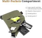 Anti Theft Crossbody Travel Bag for Women Men,Multi-pocket Crossbody Bag,Slim Sling Bag with Adjustable Strap