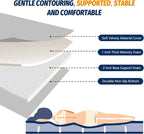 CYMULA CertiPUR-US Memory Foam Camping Mattress Pad, Portable Foam Sleeping Pad for Camping, Roll up Sleeping Mat for Adults Guest Floor Bed for Sleepover, Car, Tent SUV Cot Mattress