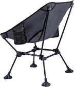 iClimb Ultralight Compact Camping Folding Beach Chair with Anti-Sinking Large Feet