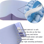 Silk Eye Sleep Mask for Sleeping Women Men, Blackout Blindfold Eye Mask+soundproof Ear Plugs, Rest Like A Deaf or Blind Person,Earplugs Cooling Satin Mask for Travel Night Best Sleep Mask (Purple)