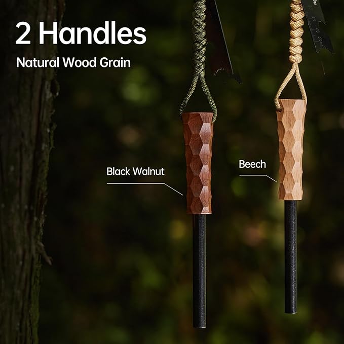 Ferro Rod Fire Starter, Survival Flint and Steel Fire Starter Kit for Hiking, Bushcraft,Camping Essentials Gear, Emergency Supplies - Ideal Gift for Explorers