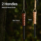 Ferro Rod Fire Starter, Survival Flint and Steel Fire Starter Kit for Hiking, Bushcraft,Camping Essentials Gear, Emergency Supplies - Ideal Gift for Explorers