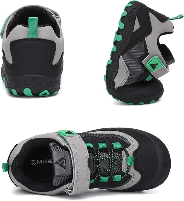 Mishansha Boy's Girl's Hiking Shoes Low Top Sneakers Outdoor Trekking Walking Climbing Running Shoes