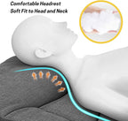 ATORPOK Camping Cot for Adults with Cushion and Pillow, Portable Folding Bed for Sleeping, Lightweight Tent cot with Carry Bag Supports 450 lbs (Grey)