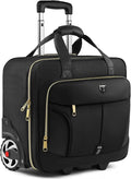 Rolling Laptop Bag,Rolling Briefcase for Men & Women,Laptop Briefcase on Wheels,Carry On Bag for Business Travel