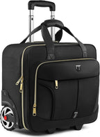 Rolling Laptop Bag,Rolling Briefcase for Men & Women,Laptop Briefcase on Wheels,Carry On Bag for Business Travel