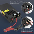 AC to DC Converter 800W 66.7A, 12V Power Supply 110V AC to 12V DC Converter Adapter Switch Transformer for RV, Radio/Car Stereos, LED Strip, Travel, Computer Project, 3D Printer