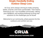 Crua Duo Outdoor Camping Tent – 2 Person Tent for Camping, Easy Pop-up Assembly, Lightweight and Waterproof Outdoor Gear for Hiking Backpacking, Weather Resistant