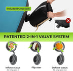 FUNDANGO Camping Self-Inflating Sleeping Pad, Single Twin Size air Foam Mattress Cot with Pump Sack for Tents Car Van Outdoor Home