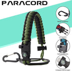 40OZ Water Bottle Stainless Steel - Cold-48H & Hot-24H Vacuum Insulated Water Bottle with Straw & Chug Lid, Strap Carrying Pouch, Paracord Handle & Flask Boot, Thermo Hydro Bottle for Hiking Cycling