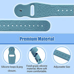 Hion Motion Sickness Bracelets Sea Sickness Wristbands for Motion Sickness/Morning Sickness/Pregnancy Nausea Anti Nausea Wristband Acupressure Nausea Bands Motion Sickness Bands（2Pairs-Bule+Beryl）