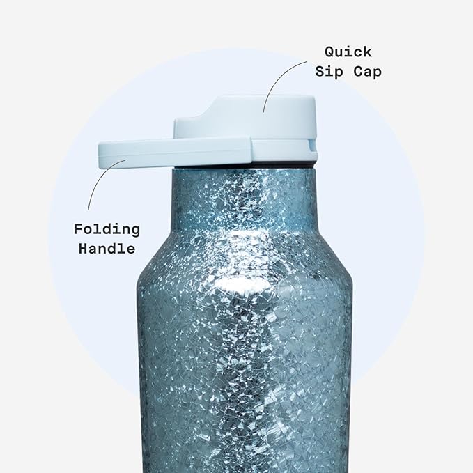 Corkcicle Classic Sport Canteen Insulated Water Bottle - Keeps Beverages Cold 25 Hours - Triple Insulated - Summer Drinkware Gift - Keeps Drinks Ice Cold - Leak-Proof Cap - 20 oz - Ice Breaker