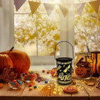 2 Pack Dragonfly Hanging Solar Lanterns Outdoor Waterproof,Black Metal Hollowed-Out Decorative Lanterns Solar Lights for Outside Yard Porch Tabletop Stairs Garden Decor